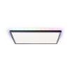 Brilliant Saltery Ceiling Light LED black, white, 1-light source, Remote control, Colour changer