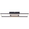 Brilliant Besson Ceiling Light LED black, white, 1-light source