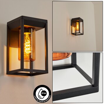 Palanga Outdoor Wall Light black, 1-light source