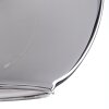 Koyoto  Ceiling Light glass 20 cm chrome, Smoke-coloured, 5-light sources