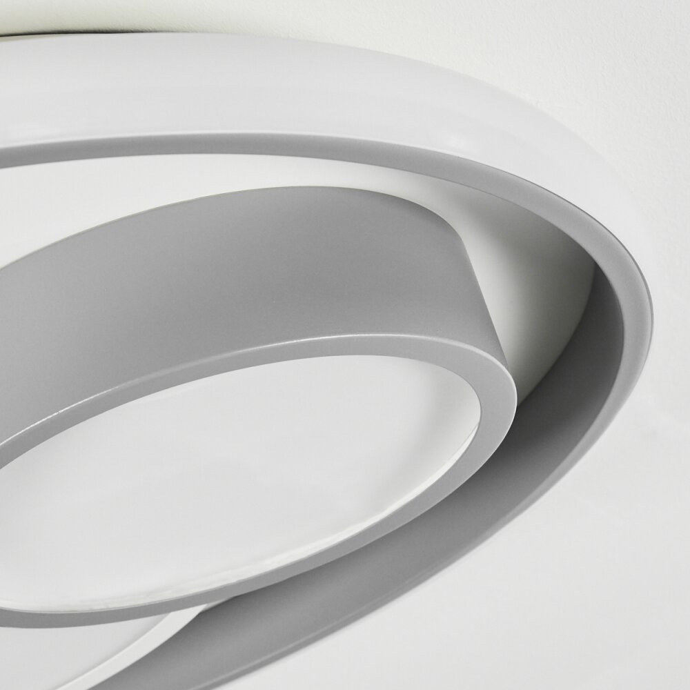 Casqueira Ceiling Light LED grey, white, 1-light source