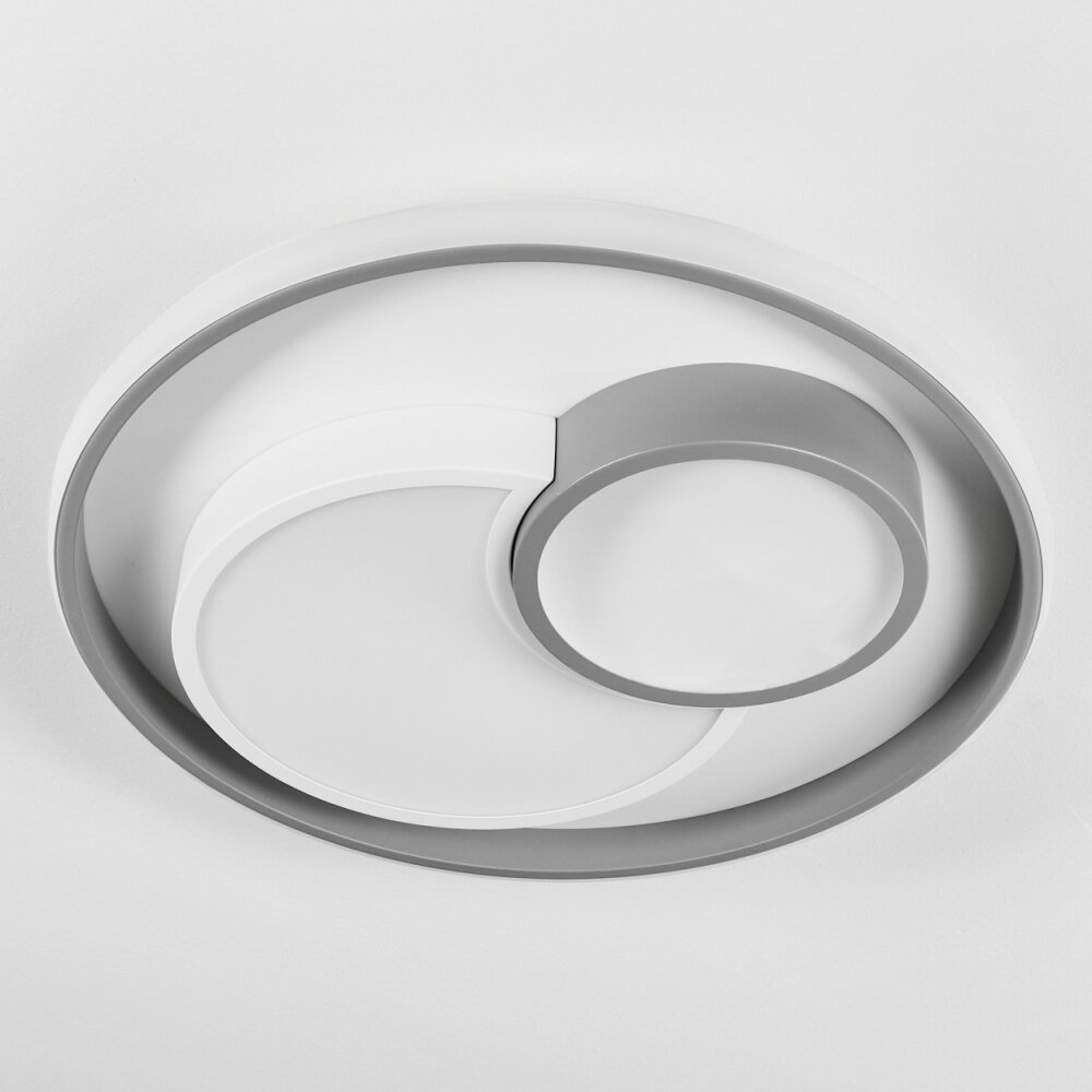 Casqueira Ceiling Light LED grey, white, 1-light source