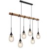 Globo PÄRON Pendant Light Ecru, black, 6-light sources