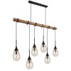 Globo PÄRON Pendant Light Ecru, black, 6-light sources