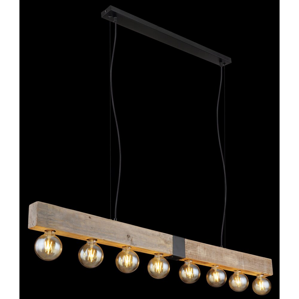 Globo ADALIE Pendant Light Ecru, black, 8-light sources