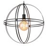 Globo TAMARA Pendant Light black, 1-light source