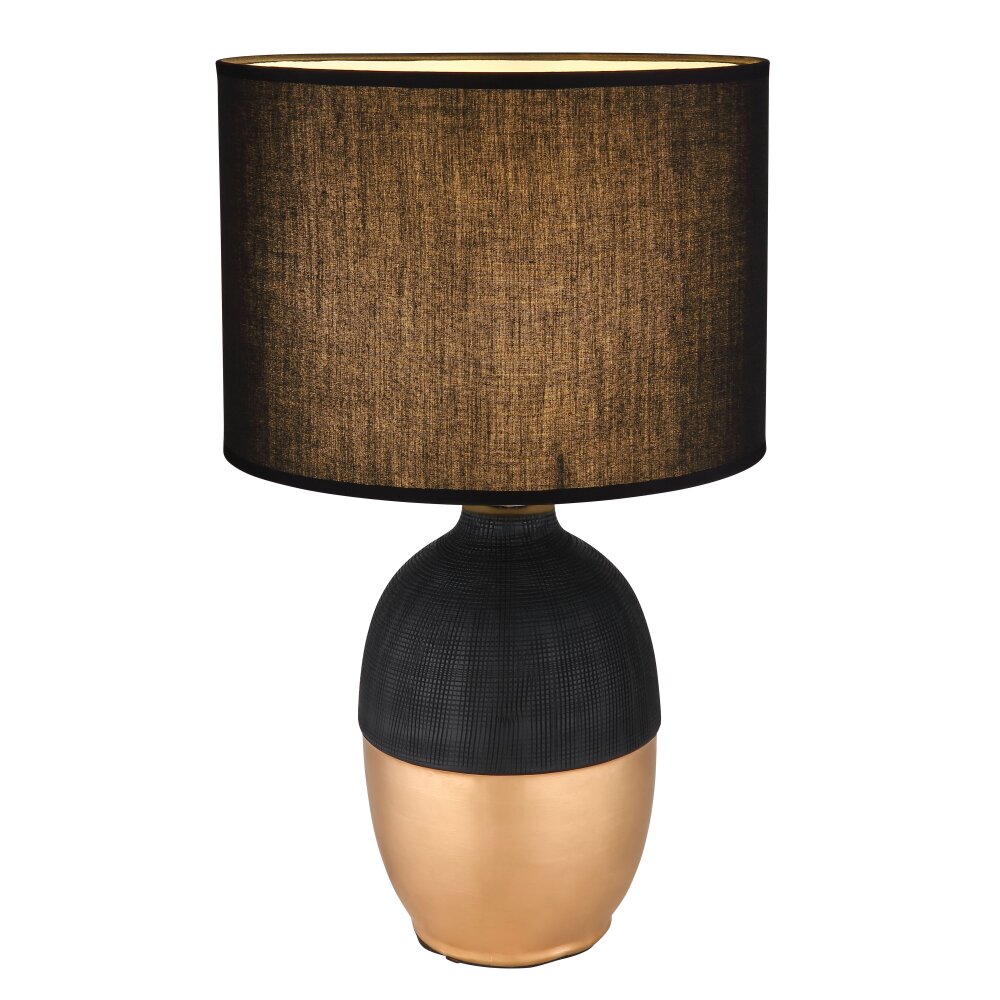 Globo VALENTINO Table lamp gold, black, 1-light source main product photo