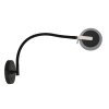 Steinhauer Turound Wall Light LED black, 1-light source