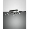 Fabas Luce Sinuo Ceiling Light LED black, 2-light sources