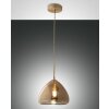 Fabas Luce Glow Pendant Light brass, 1-light source