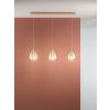 Fabas Luce Britton Pendant Light brass, 3-light sources