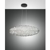 Fabas Luce Sumter Pendant Light LED black, 1-light source