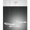 Fabas Luce Tirreno Pendant Light LED white, 3-light sources