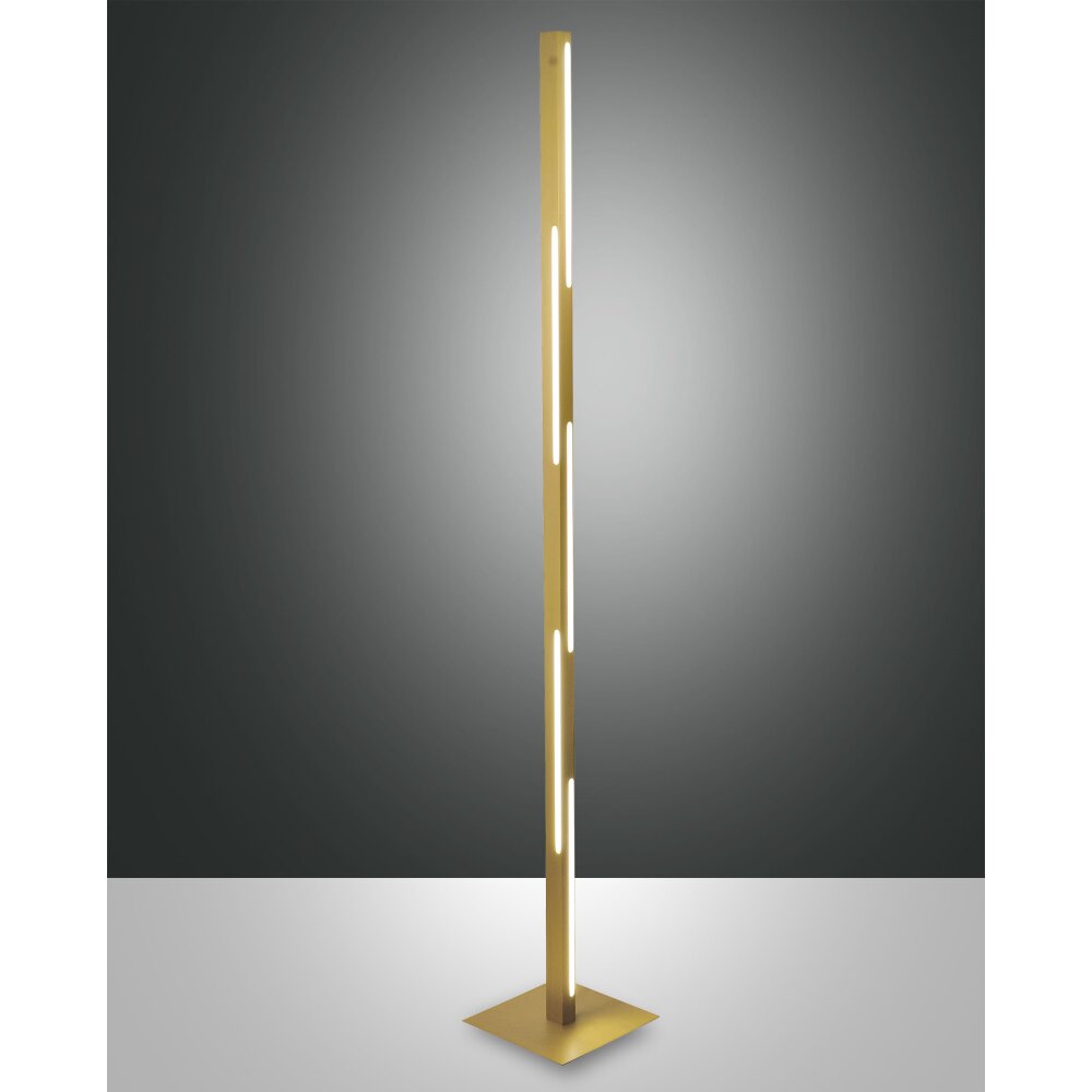 Fabas Luce Ling Floor Lamp LED brass, 1-light source