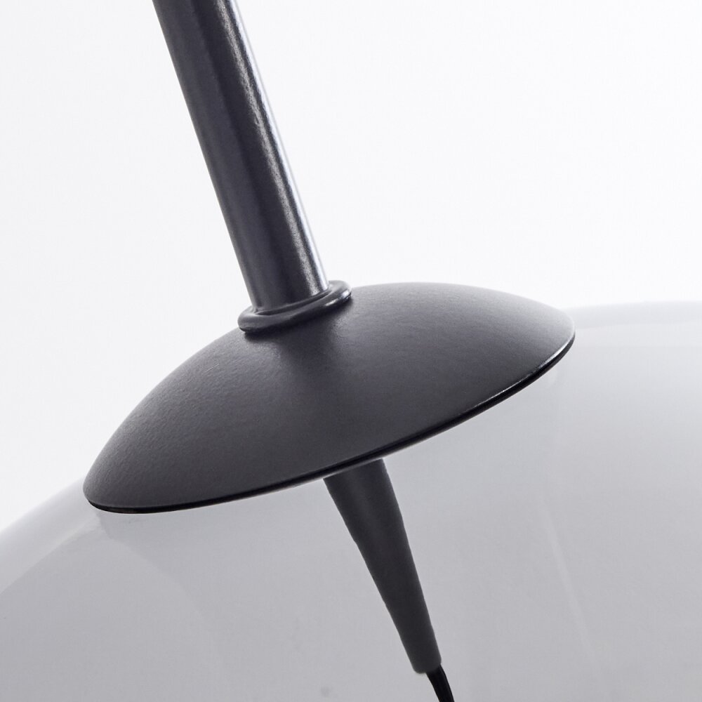 Koyoto  Pendant Light glass 15 cm, 20 cm, 25 cm, 30cm chrome, Smoke-coloured, 5-light sources