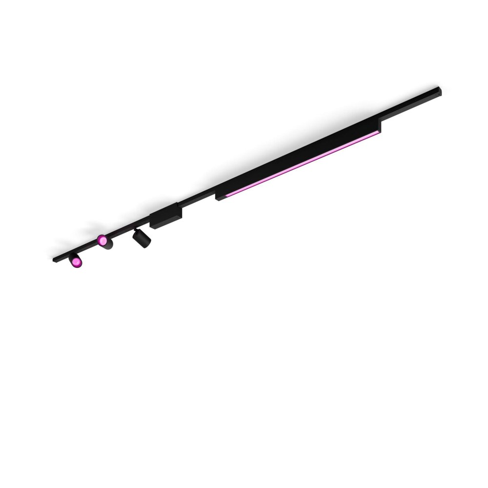 Philips Hue Perifo Ceiling Light Base set LED black, 4-light sources, Colour changer