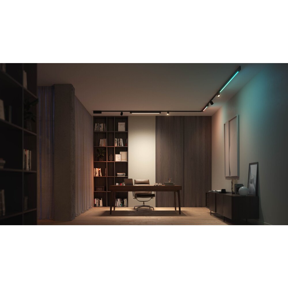 Philips Hue Perifo Ceiling Light Base set LED black, 4-light sources, Colour changer