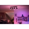 Philips Hue Fugato Ceiling Light LED black, 4-light sources, Colour changer