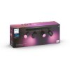 Philips Hue Fugato Ceiling Light LED black, 4-light sources, Colour changer