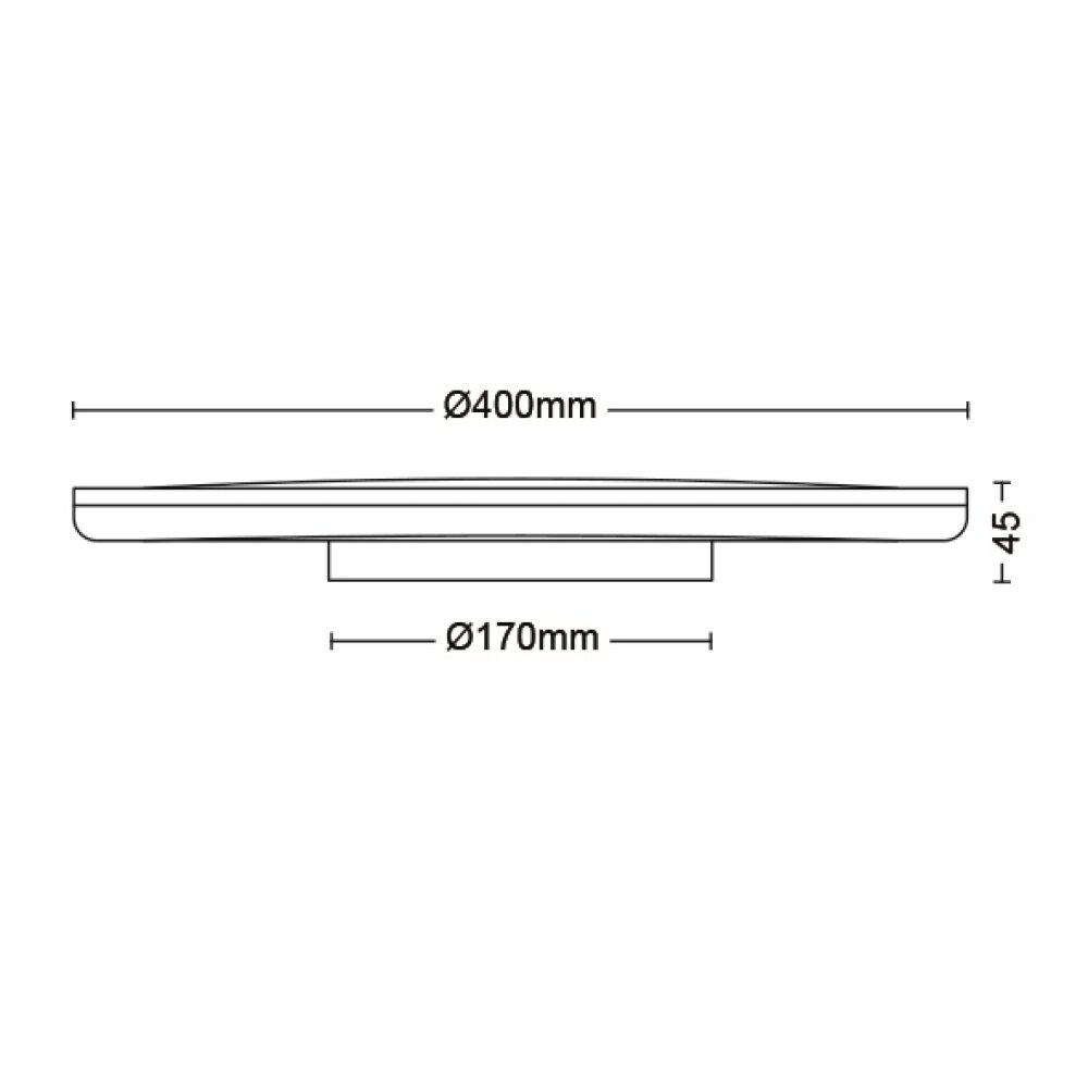 Philips Ozziet Ceiling Light LED white, 1-light source