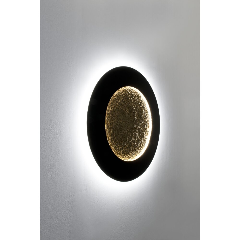Holländer LUNA Wall Light LED brown, gold, black, 2-light sources