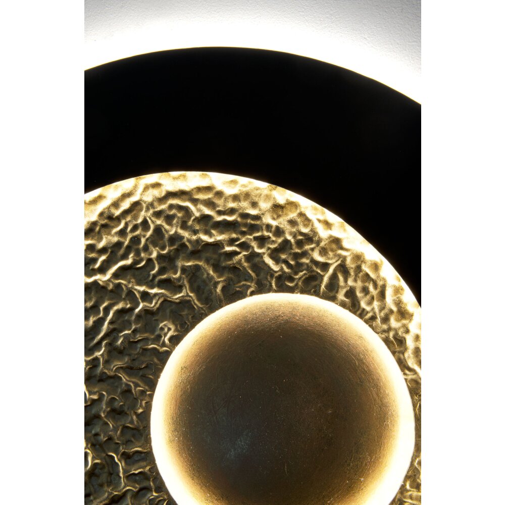 Holländer URANO Wall Light LED brown, gold, black, 3-light sources