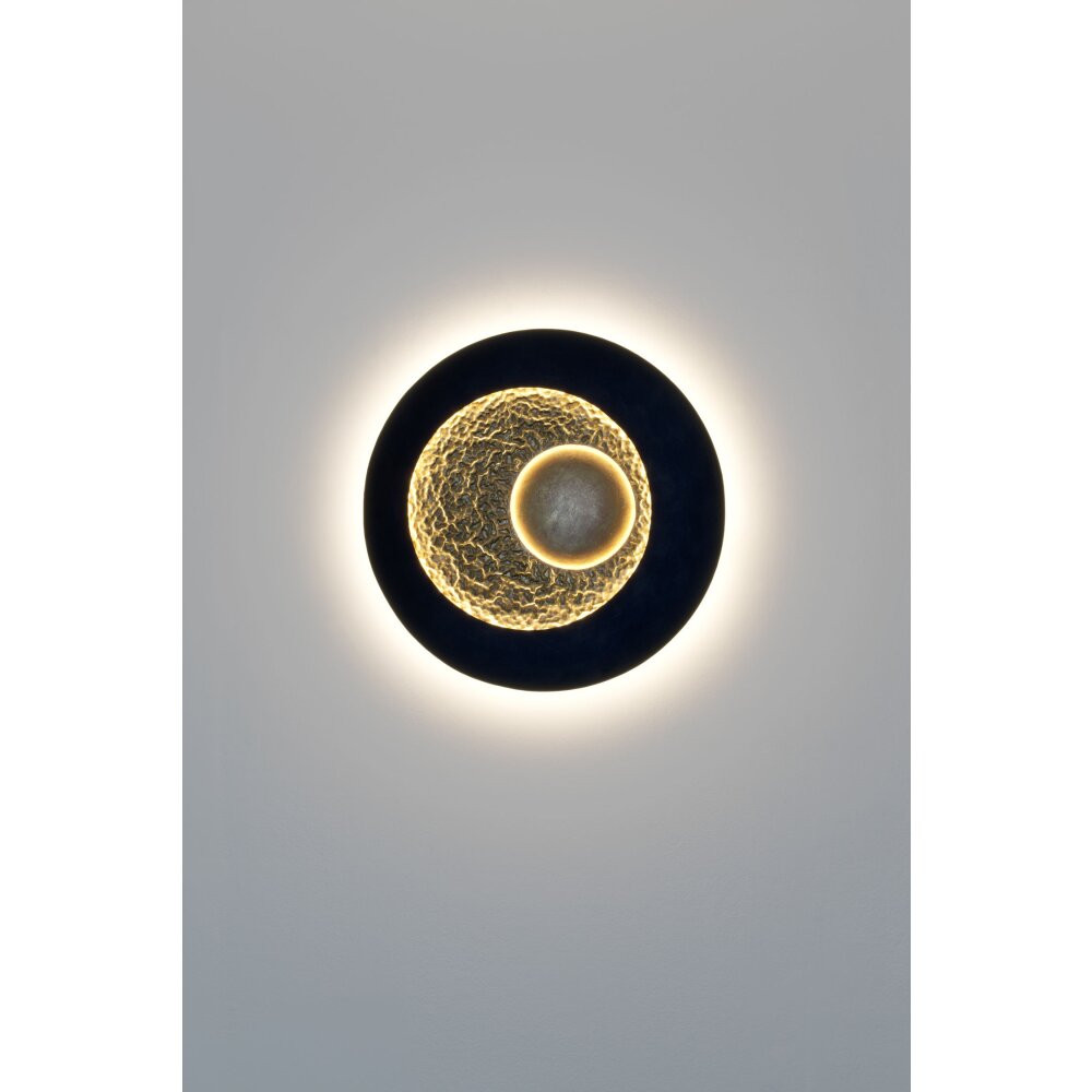 Holländer URANO Wall Light LED brown, gold, black, 3-light sources