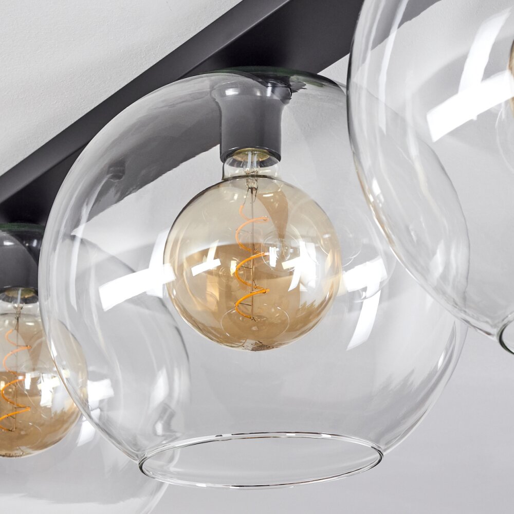 Koyoto  Ceiling Light glass 30 cm clear, 3-light sources