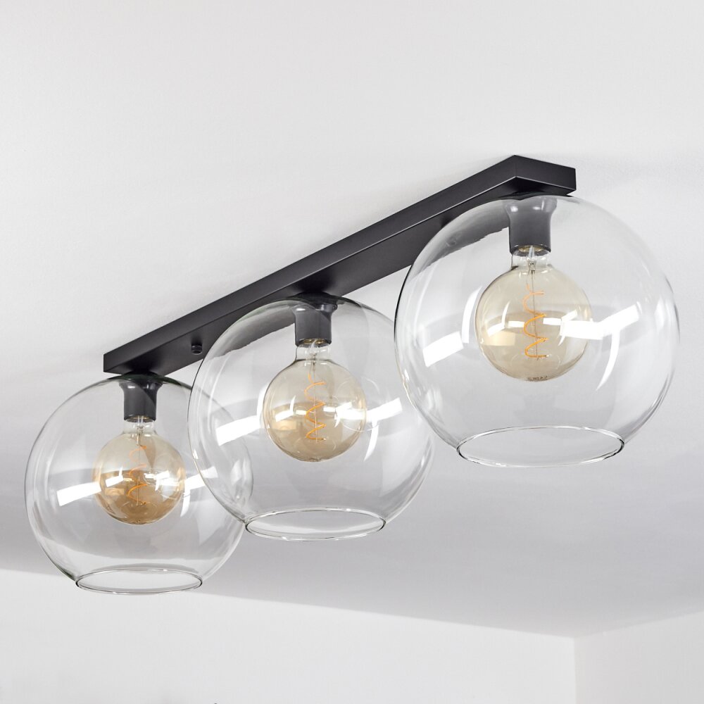 Koyoto  Ceiling Light glass 30 cm clear, 3-light sources