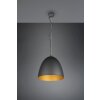 Reality Tilda Pendant Light black-gold, 1-light source