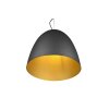 Reality Tilda Pendant Light black-gold, 1-light source