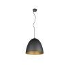 Reality Tilda Pendant Light black-gold, 1-light source