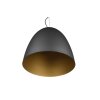 Reality Tilda Pendant Light black-gold, 1-light source