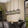 Barcarena Pendant Light black, 4-light sources