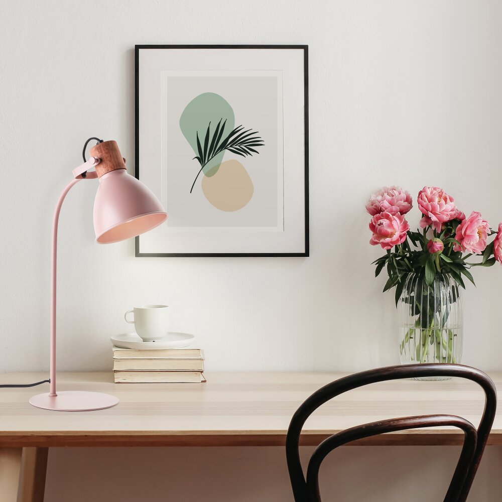 Brilliant Erena Table lamp pink, 1-light source