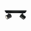 Philips Hue Runner Ceiling Light LED black, 2-light sources, Remote control