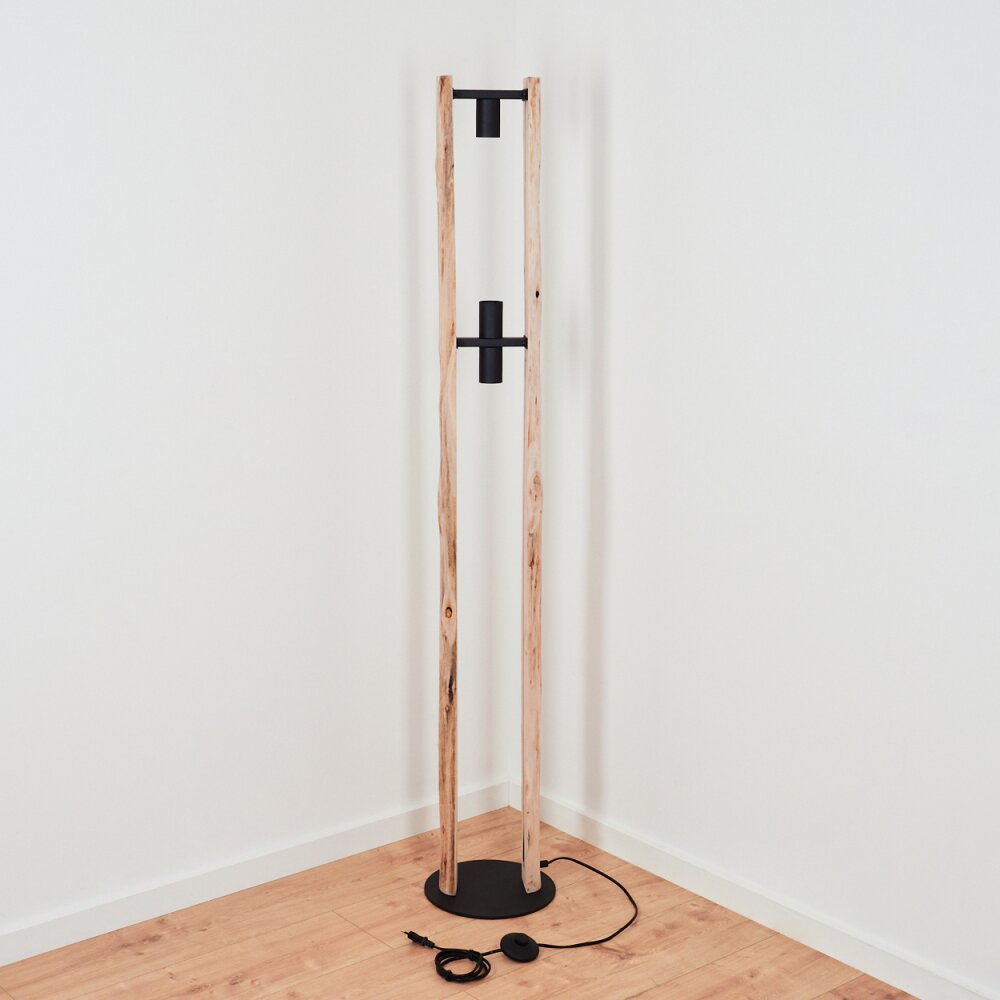 Sande Floor Lamp Ecru, black, 3-light sources