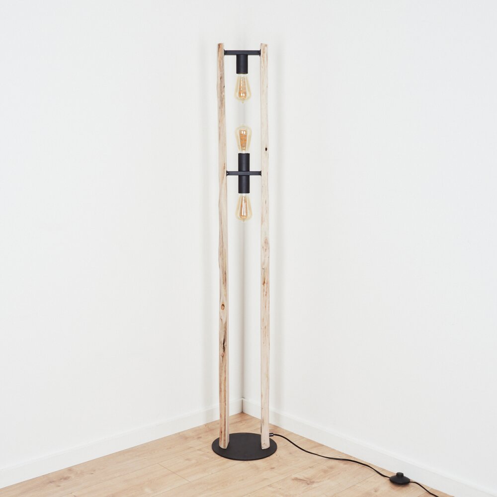 Sande Floor Lamp Ecru, black, 3-light sources