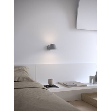 Design For The People by Nordlux STAY Wall Light grey, 1-light source