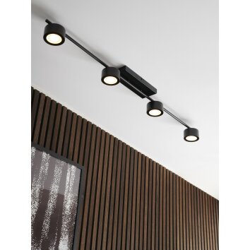 Nordlux CLYDE Ceiling Light LED black, 4-light sources