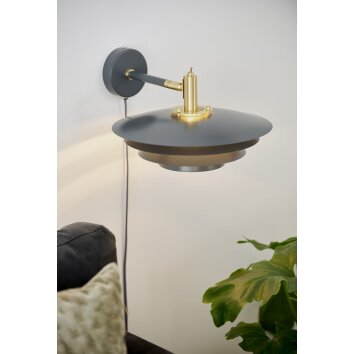 Nordlux BRETAGNE Wall Light grey, 1-light source