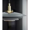 Nordlux BRETAGNE Pendant Light grey, brass, 1-light source