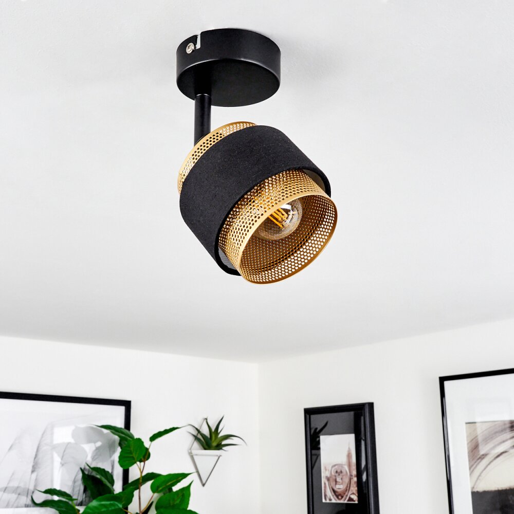 Regueira Ceiling Light black, 1-light source