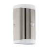 Eglo CARPINERA Outdoor Wall Light LED stainless steel, 2-light sources, Motion sensor