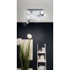 Eglo CABO Ceiling Light LED chrome, 4-light sources