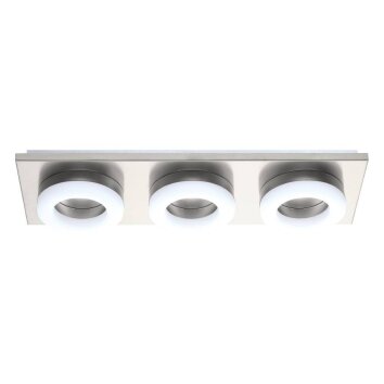 Eglo PALENA Ceiling Light LED matt nickel, 3-light sources