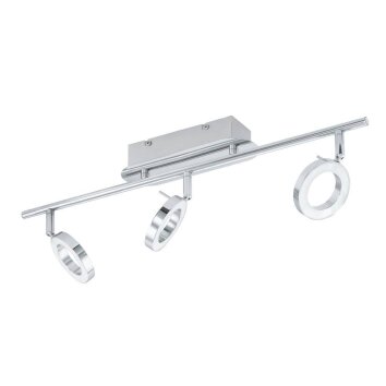 Eglo NAUDELLA Ceiling Light LED chrome, 3-light sources