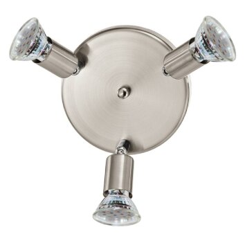 Eglo MINI Ceiling Light LED matt nickel, 3-light sources