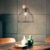 Brilliant Avia Pendant Light Light wood, black, 1-light source