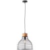 Brilliant Avia Pendant Light Light wood, black, 1-light source